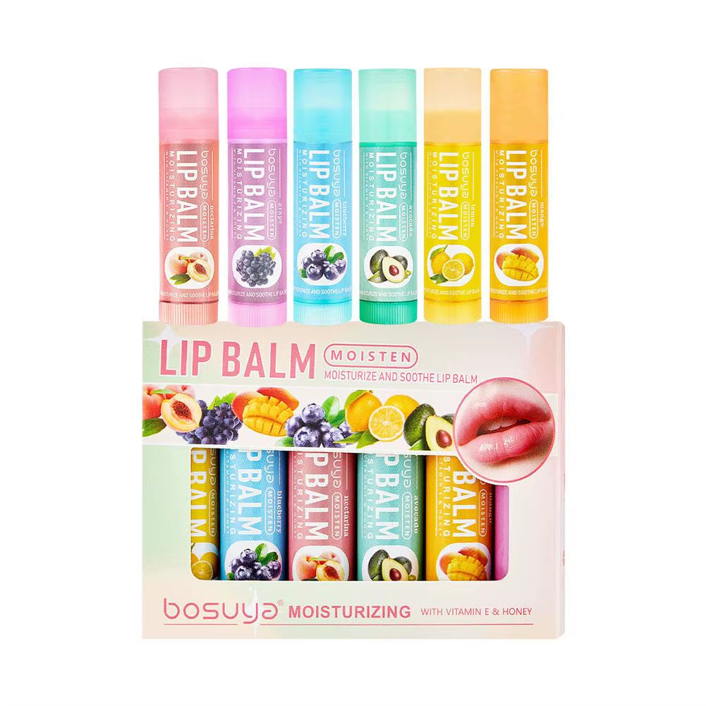  Fruit Flavor Lip Balm Set 
