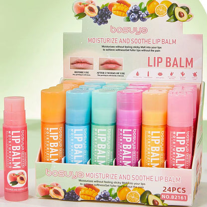  Fruit Flavor Lip Balm Set 
